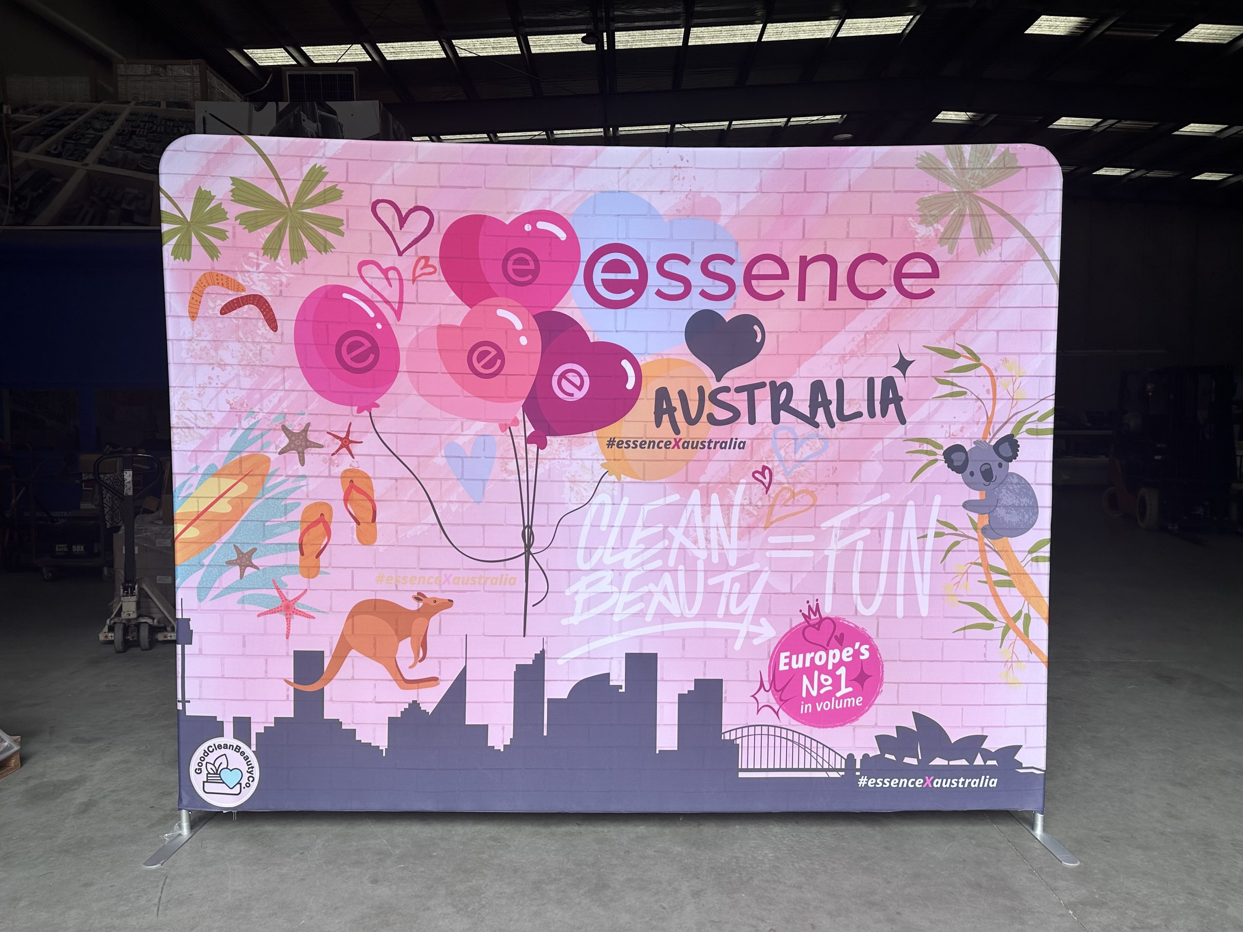 printed partition screen 5 Double sided printed partition screen for offices, schools, universities, trade shows, exhibitions in melbourne